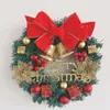 Fiori decorativi Decorazioni natalizie 2024 Decorazione per porte anteriori ghirlanda Ghirlanda invernale per casa autunno matrimonio