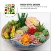 装飾的な花24 PCSテラリウム装飾シミュレートされた多肉植物模倣人工小道具モデル