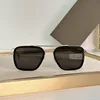 Lunettes concepteurs de lunettes de soleil Men Flight006 Hollywood Star Model 18K Gold Placing Process Ultra-Clear Lenses Classic Square Luxure Luxury Nuances rectangulaires
