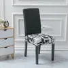 Couvriers de chaise COUVERTURE IMPRESSION SATTRE SEAT Protecteur Hlebouts Ammulles sans arme Home Dinning Kitchen Chairs