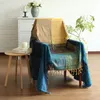 Stol täcker chenille soffa handdukar med tofsels kinesiska traditionella kast filtar Funiturn Protectors Home Textile Almofas Decor