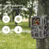 2Pack Outdoor Mini Hunting Camera 20MP 1080p Wild Trail infrarouge Vision nocturne Mouvement extérieur Activé Scout Po Trap 240428