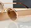 Маленькие овальные солнцезащитные очки золотые коричневые градиент женщин дизайнерские солнцезащитные очки Мужчины летние оттенки солнечные солнцы Lunettes de Soleil Uv400 Очеительство