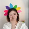 Hair Accessories Headdress Floral Headwear Sunflower Kids Birthday Party For Stall Market Summer Teenagers Selfie Props