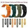 Watch Bands 18 20 22mm Samsung Sile Universal Strap