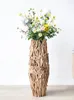 Vasos Creative Wooden Floor Grande Decoração da Decoração da sala de estar Floral Arrangem Floral