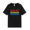 T-shirts voor heren Vintage Man Music Activated Flash Light Up El Equzer T-Shirt Bar DJ Rock Disco Fantastische hiphop grafische T-shirts Camisa tops T240510