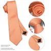 Zestaw krawata na szyję nowe męskie krawat hanky mankiety zestaw z luksusowym pudełkiem prezentowym solidne krawat dla mężczyzn garnituru weselne akcesoria biznesowe