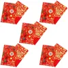 Wrap regalo 80 pezzi Mini busta rossa busta pratica borse portatile borse per pacchetti di carta per matrimoni Creative Coin Bride