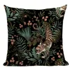 Cuscino cuscini cuscini tappezzeria animale 45x45 decorazioni per la casa cuscino divano arte tigre flamingo cover tessile della pianta nordica E2206