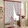 Curtain Flower Rose Romantic Pastoral Line Living Room Divider String rideaux Décoration du magasin