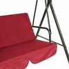 EST Garden Outdoor 3 siedziska krzesło z baldachimem Cień Dziedziniec Namiot Namiot Okładka żagla odporna na wodoodporność UV bez zanikania 240507