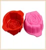 Enhål Rose Flower Mousse Cake Mold Silicone Soap Mold For Handmade Soap Candle Candy Bakeware Baking Molds Kitchen Tools IC4100130