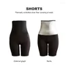 Gymkläder Kvinnor Bastu Sweatpants Summer Sports Fat Control Leggings Fitness Stretch Briefs Yoga Shorts Women