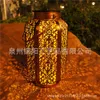 Creative Solar Iron Art Hollow Projection Lanterns, Outdoor Lawn Decoration, Landscape Lights, Garden Courtyard Lights