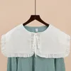 Bow Ties Shirt's Shirt Fake Collar 2024 Vintage Lace Broidered Faux Chemisier Pull décoratif détachable