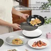 Assiettes 12 pièces Ensemble multi-couleurs Unbreakables de 6 à 9 pouces en plastique micro-ondes pour lave-vaisselle Perfect pour les plats de dîner en famille