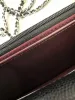 Designer woc bag with mirror quality classic chain small square bag imported ball patterned cowhide with zipper compartment inside full set of packaging Fashion Bag