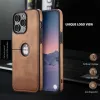 Ultra Thin Slim Leather Phone Case For iPhone 14 13 12 11 Pro Max XS XR X SE 7 8 Plus Shockproof Bumper Soft Business Back Cover