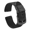 Watch Bands Smooth nylon strap with 20mm and 22mm woven nylon seat strap for quick release and replacement with precision wristband Q240510