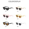 2024 Vintage Cat Eye Femmes Lunettes de soleil Small Frame Sun Glasses For Men Luxury Brand Design Extérieur Eyewear UV400 240510