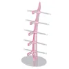 Piastre decorative 5 coppie display bracciale stand decorazioni per mensole per supporto da sole