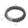 Bestyle Men Women Chain Bracelets com fecho de fivela de atualização, corrente de mão dourada/preta