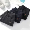 Pantalones para hombres kubro 2023 Nuevo trabajo de otoño clásico pantalones elásticos para hombre algodón elástico negocio de la cintura delgada delgada del delgoda del delgodo mensl2405