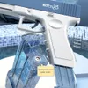 Pistola acquatica elettrica giocattolo acqua estate piscina all'aperto piscina watergun con pistole d'acqua con spazio continuo automatico 240510