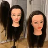 Mannequin Heads Human Body Model Hairstyle Cosméticos Humanos Tripé da cabeça de boneca com treinamento para praticar cabelo q240510