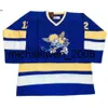 Vin Weng Custom Hockey Jersey Taille XXS S-XXXL 4XL XXXXL 5XL 6XL Fighting Saints Customalised Hockey Jersey Wha Pull