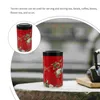 Garrafas de armazenamento Tinplate Tea Home Solder Candy Jars com tampas fazendo latas