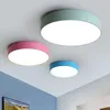 Lautres de plafond Ecojas acrylique LED rond Flush Mount Child Flushmount Light pour la maternelle