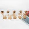 Bougeoirs de Noël Chandelle réutilisable Metal Reindeer Holder Rustproof Innovative Santa Stand Tea Lightholdhold