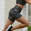 Actieve shorts vutru 2024 Yoga Woman High Taille Energy Blcak naadloze hip-up strakke elastische sport short-bundels zomer gym fitness-leggings