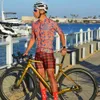 Les fans en tête des t-shirts aiment la douleur cyclisme en maillot d'équipe pour hommes ensembles d'été Ciclsimo Maillot Bicycle Vêtements Bib Gel Sleeve 2022 Q240511