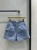Damesmerk Same Style Shorts 2024 Nieuwe Spring Summer Fashion Designer Luxe dames broek 0512-3