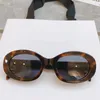 Óculos de sol 40194 Tartaruga Acetato Homem Oval Moda Óculos UV400 Mulheres artesanais ao ar livre de óculos de sol da moda