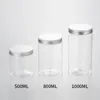 Speicherflaschen 500ml 800 ml 1000 ml 10pcs/Los leerer kosmetischer Behälter Kunststoff -Glas -Lotion Lotion Cream Flasche Küche Dose