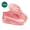 Zapatillas de baloncesto para hombres zapatillas de zapatillas rosa rojo verde azulado azul marfil marfil naranja zapatilla de deporte deportivo