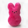 Dessin animé Nouveaux jouets Pâques lapin en peluche poupées de lapin peeps en peluche jouet 15cm 0207