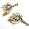 Декоративные цветы мини -сушеные цветочные букет бохо свадебное украшение натуральное сохранившаяся пампа трава для приглашений