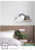 Wall Lamp Noordse wolken houten plank met trekschakelaar kinderen slaapkamer bedroom nachtlichtstudiestudie sconce led armatuur