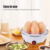 Double Boilers Electric Eggs Boiler Multifunctional Mini Cooker Steamer Poacher For Kitchen Use