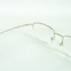 Металлические полуммовые очки для чтения для женщин легкие очки для линз пожилых людей от +1,00 до +4,0