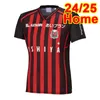 2024 25 HOKKAIDO CONSADOLE SAPPORO Maglie da calcio Mens Omori Asano Baba Musashi Hiroki Casa Black Red Football Shirt a manicotto