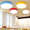 Lautres de plafond Ecojas acrylique LED rond Flush Mount Child Flushmount Light pour la maternelle