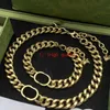 Collier de créateur argenté Bracelet Gold Cuban G Jewelry Fashion Collier Collier Colliers Colliers pour hommes Femmes Golden Chaîne Jewlery Saint Valentin Party Gift