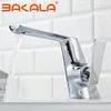 Robinets de lavabo de salle de bain Bakala Basin Cold Robinet Vanité Vanité Single Lever Chrome en laiton et lavage