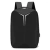 Backpack 2024 Men's Casual Business Large Capacity Notebook Computer Bag Hard Shell Anti-pressure Travel Schoolbag Backpacks
